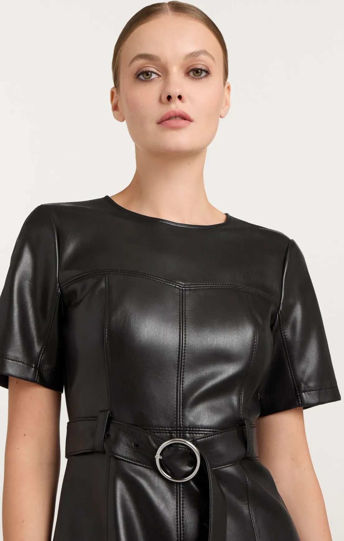Vegan Leather Siv Dress