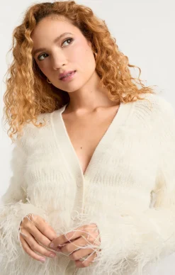 Vida Feather Cardigan