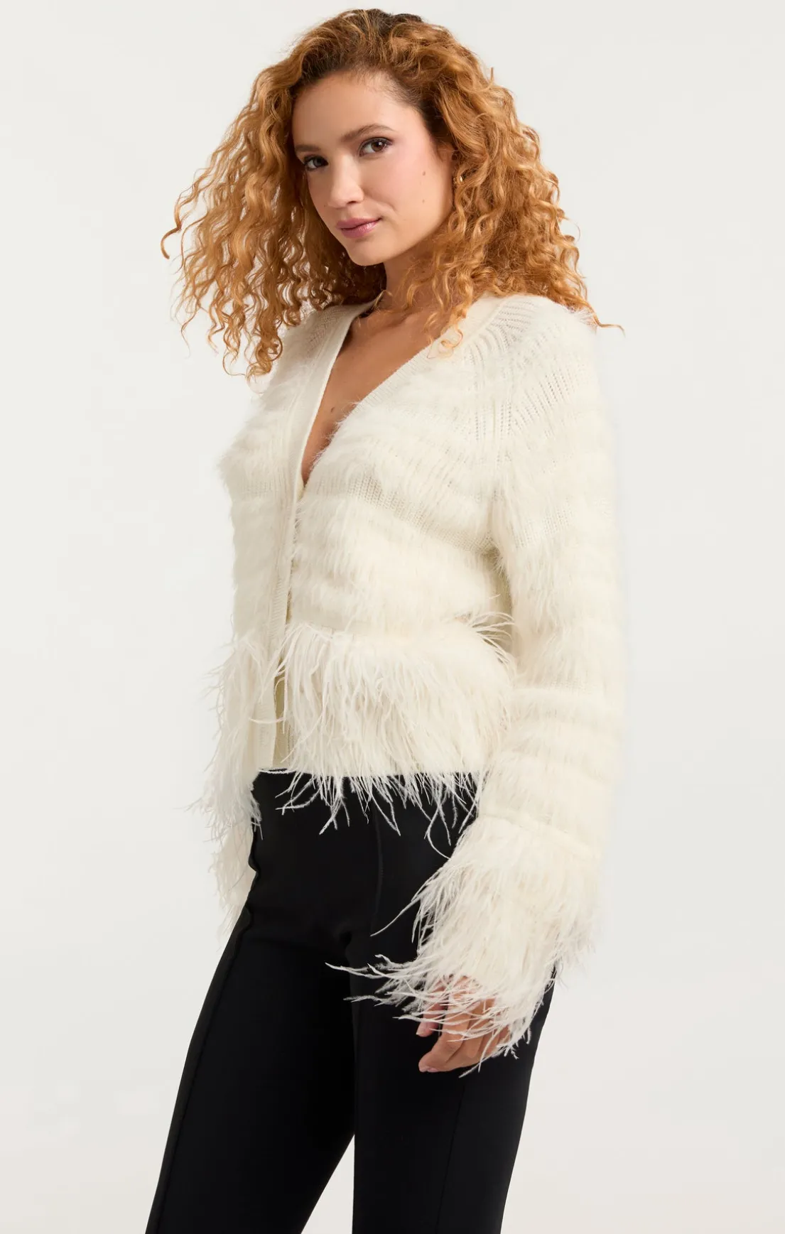 Vida Feather Cardigan