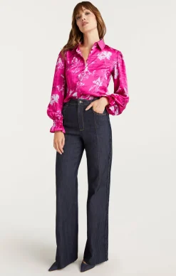 Warm Carnation Long Sleeve Fiona Top