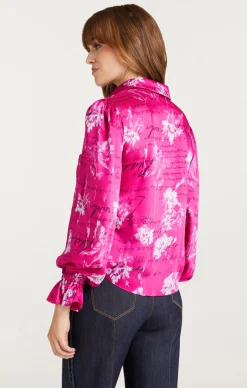 Warm Carnation Long Sleeve Fiona Top