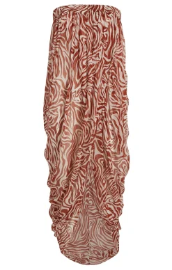 Woodblock Zebra Libbie Coverup