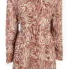 Woodblock Zebra Short Alisha Cover up